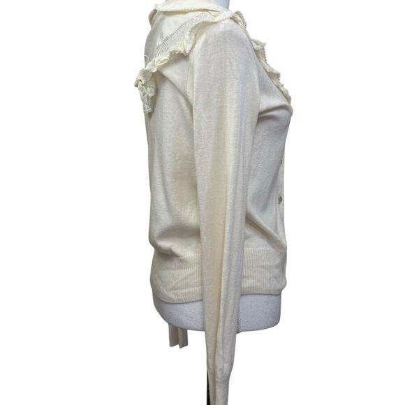 Isabella Sinclair cream sweater, medium, English, country, cottagecore, dainty - Picture 2 of 6